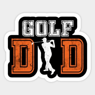 Golf Dad Sticker